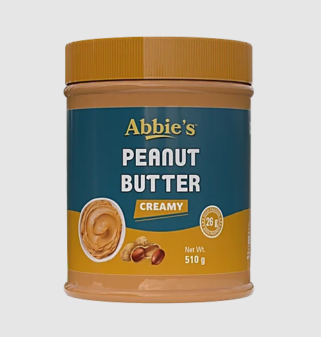 Abbie's - Peanut Butter Creamy, 510 gm (Pack of 1)