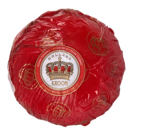 Friesland Campina - Kroon Edam Plain Cheese Ball, 1.9 Kg (Pack of 1)