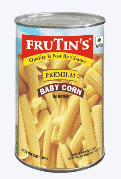 Frutin's - Baby Corn, 800 gm (Pack of 1)