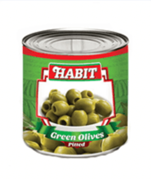Habit - Green Olives Pitted, 2.85 Kg (Pack of 1)
