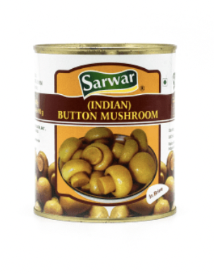 Sarwar - Button Mushroom (Regular), 800 gm (Pack of 1)