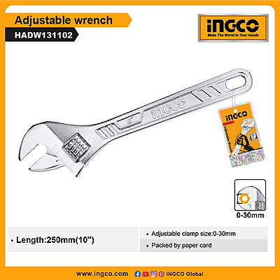 INGCO Adjustable Wrench HADW131102 (250mm)