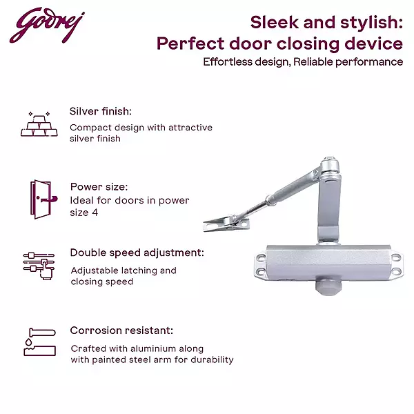 (5285) Godrej Door Closer 85kgs (Mrp 1999/)