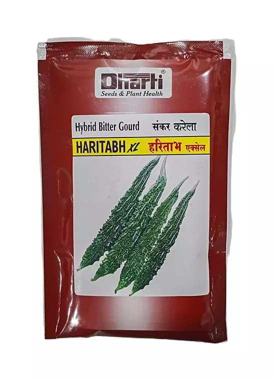 Hybrid Bittergourd Haritabh 50gm by Dharti Seeds