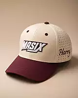 HARRY MASIX Premium Sports Cap Stylish Cream & Maroon Casual Cap