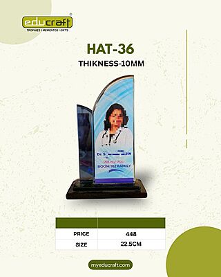 HAT-36 TROPHY 12%( 9INCHX10MM)