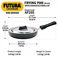 HAWKINS FUTARA HA FRYING PAN WITH SS LID AF20S