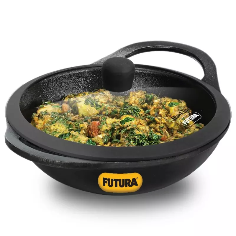 HAWKINS FUTURA CAST IRON KADHAI WIT 2L CIK20G