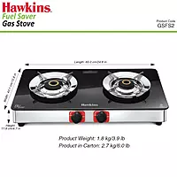 HAWKINS GAS STOVE 2B GSFS2