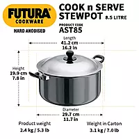 HAWKINS HA STEWPOT 8.5L W/L AST85