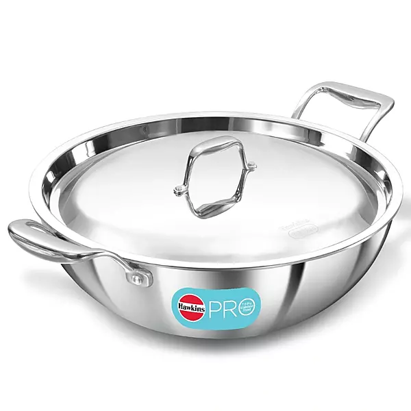 HAWKINS PRO TRI PLY SS DEEP F.PAN 6L WITH PSK60S