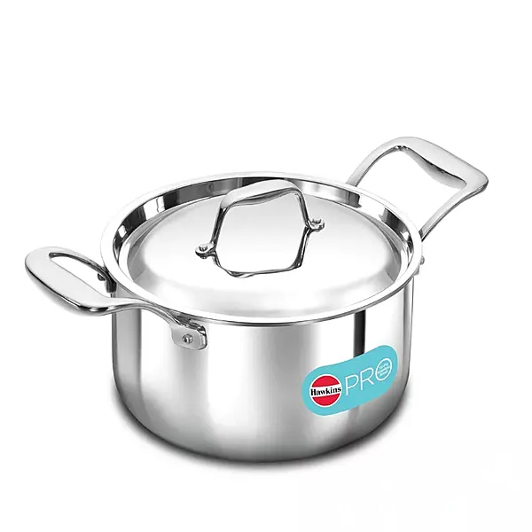 HAWKINS PRO TRI PLY SS MILK PAN 3L SS LID PSMP30S