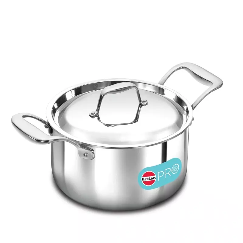 HAWKINS PRO TRI PLY SS MILK PAN 3L SS LID PSMP30S