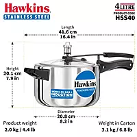 HAWKINS SS COOKER 4.0L (HSS40) PRES.COOKER