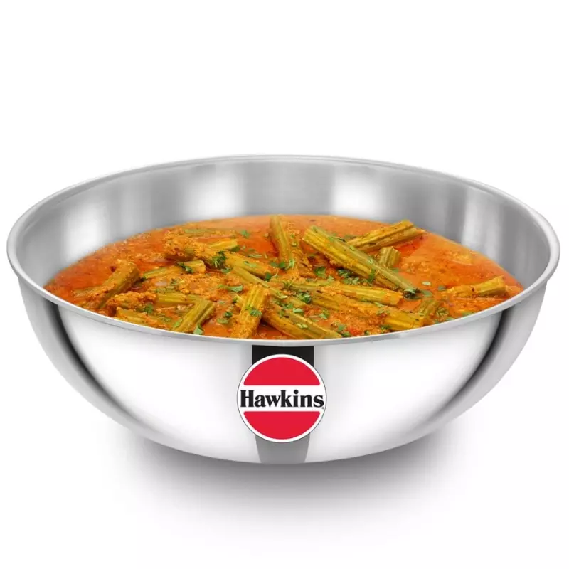 HAWKINS SS TRI PLY METRO KADHAI 5L SSTA50