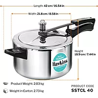 HAWKINS TRI PLY CLASSIC 4L SSTCL40