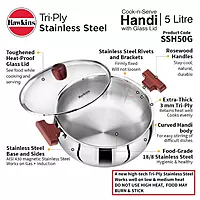 HAWKINS TRI PLY HANDI 5L G LID SSH50G