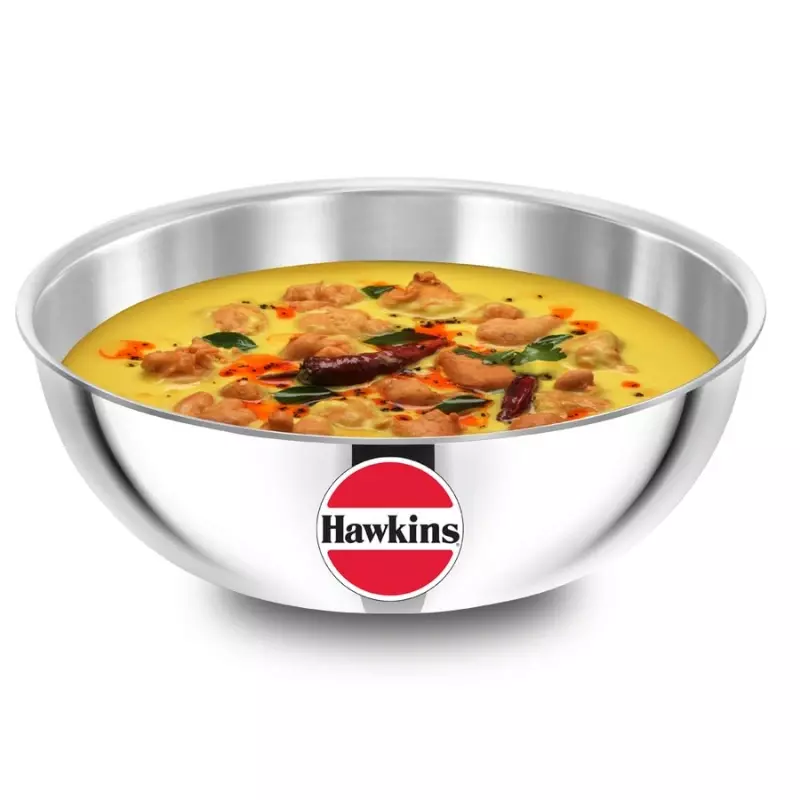 HAWKINS TRI PLY SS METRO KADAI 4L SSTA40