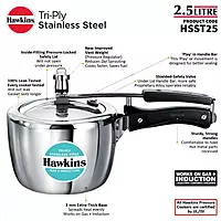 HAWKINS TRI PLY SS PRESSURE COOKER 2.5L HSST25