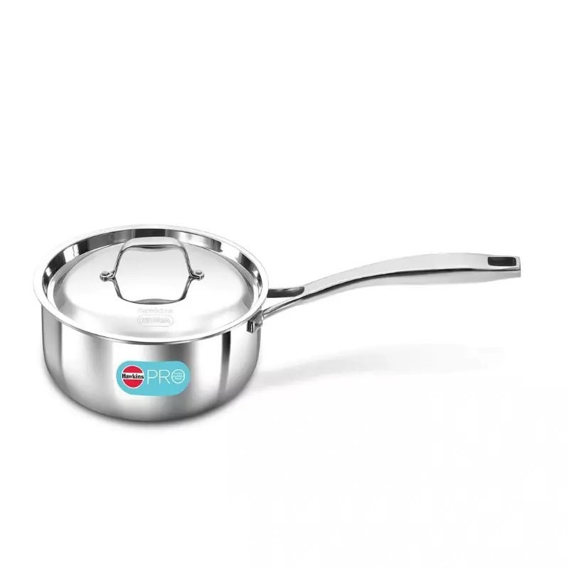HAWKINS TRI PLY SS SAUCE PAN WITH LID 2.5L PSSP25S