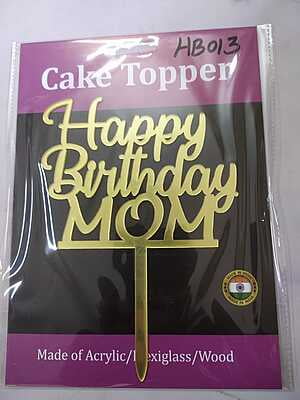 Acrylic Topper Medium Happy Birthday Acrylic Topper Medium Happy Birthday