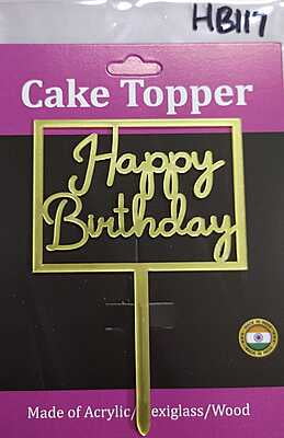 QSON Acrylic Topper Happy Birthday S