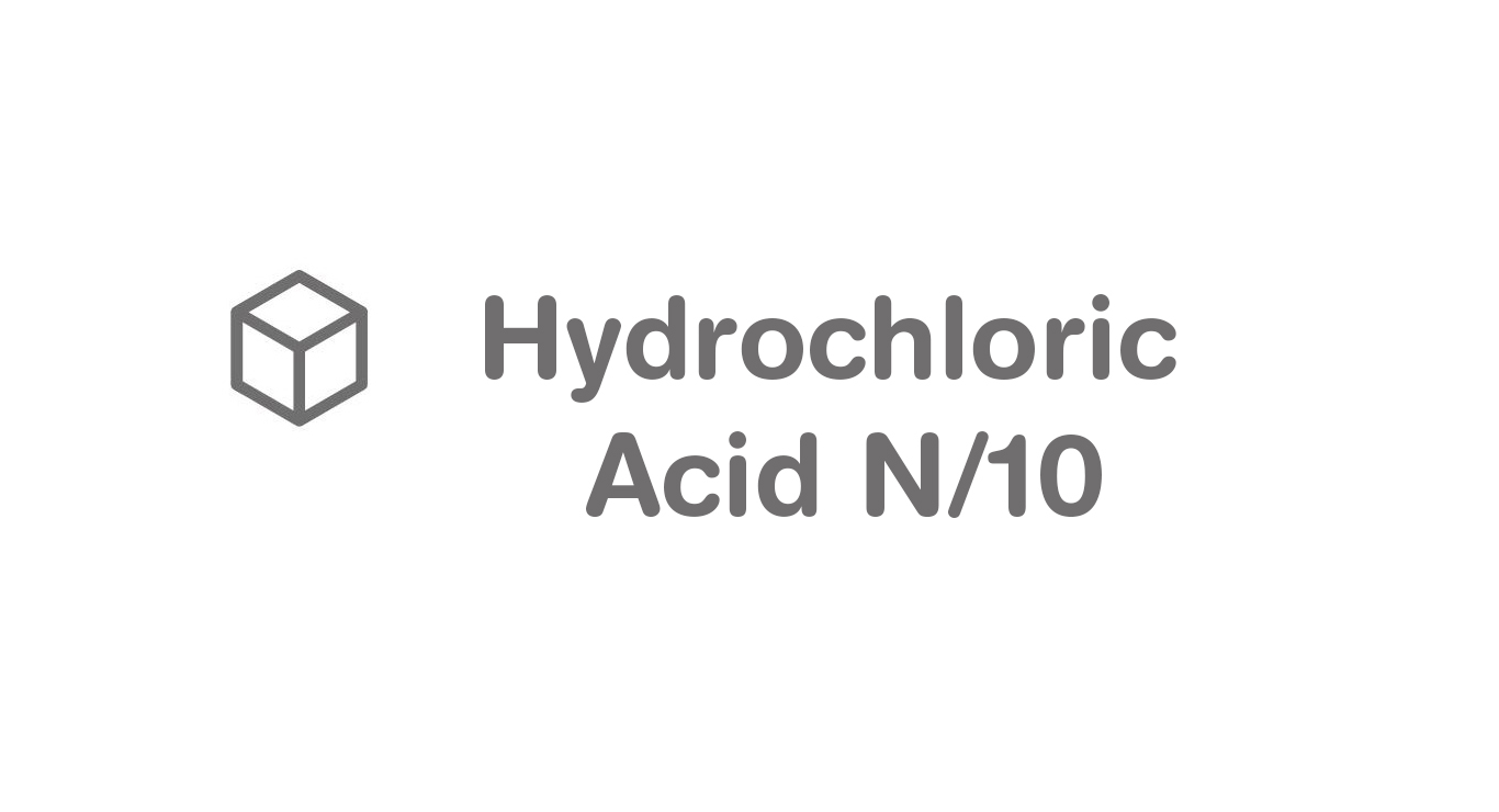 Hydrochloric Acid 500ml N/10 NICE