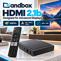 RT-X2 4GB/32GB Android TV 14 Box with Wi-Fi 6 and Bluetooth Voice Remote