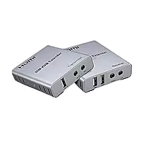 HDMI 60m KVM Extender with Audio – Keyboard Mouse Control Over Distance
