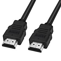 HDMI Male to HDMI Male Basic Cable 1.4V High-Speed with Ethernet, 3D, Full HD 1080p and Audio Return for TV, PC, PlayStation, Gaming Monitor (Black) HDMI Male to HDMI Male Basic Cable 1.4V High-Speed with Ethernet, 3D, Full HD 1080p and Audio Return for TV, PC, PlayStation, Gaming Monitor (Black)