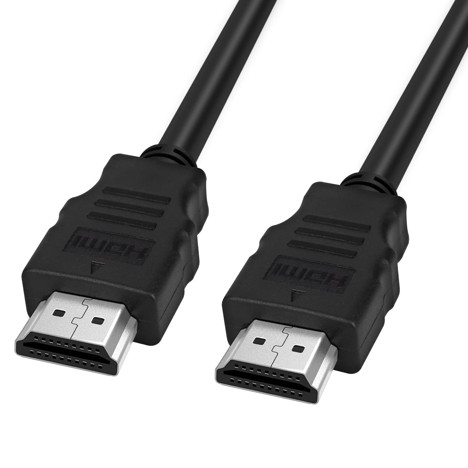 HDMI Male to HDMI Male Basic Cable 1.4V High-Speed with Ethernet, 3D, Full HD 1080p and Audio Return for TV, PC, PlayStation, Gaming Monitor (Black) HDMI Male to HDMI Male Basic Cable 1.4V High-Speed with Ethernet, 3D, Full HD 1080p and Audio Return for TV, PC, PlayStation, Gaming Monitor (Black)