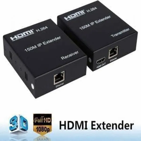 HDMI Extender 150M (With Loop) | 4k HDMI Extender Over LAN Routers Switchers Ethernet Network 150M RJ45, CAT5, CAT6 HDMI Extender 150M (With Loop) | 4k HDMI Extender Over LAN Routers Switchers Ethernet Network 150M RJ45, CAT5, CAT6