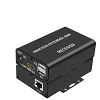 HDMI KVM Extender 60m Audio Output IR Control Support