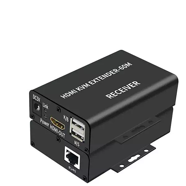 HDMI KVM Extender 60m Audio Output IR Control Support