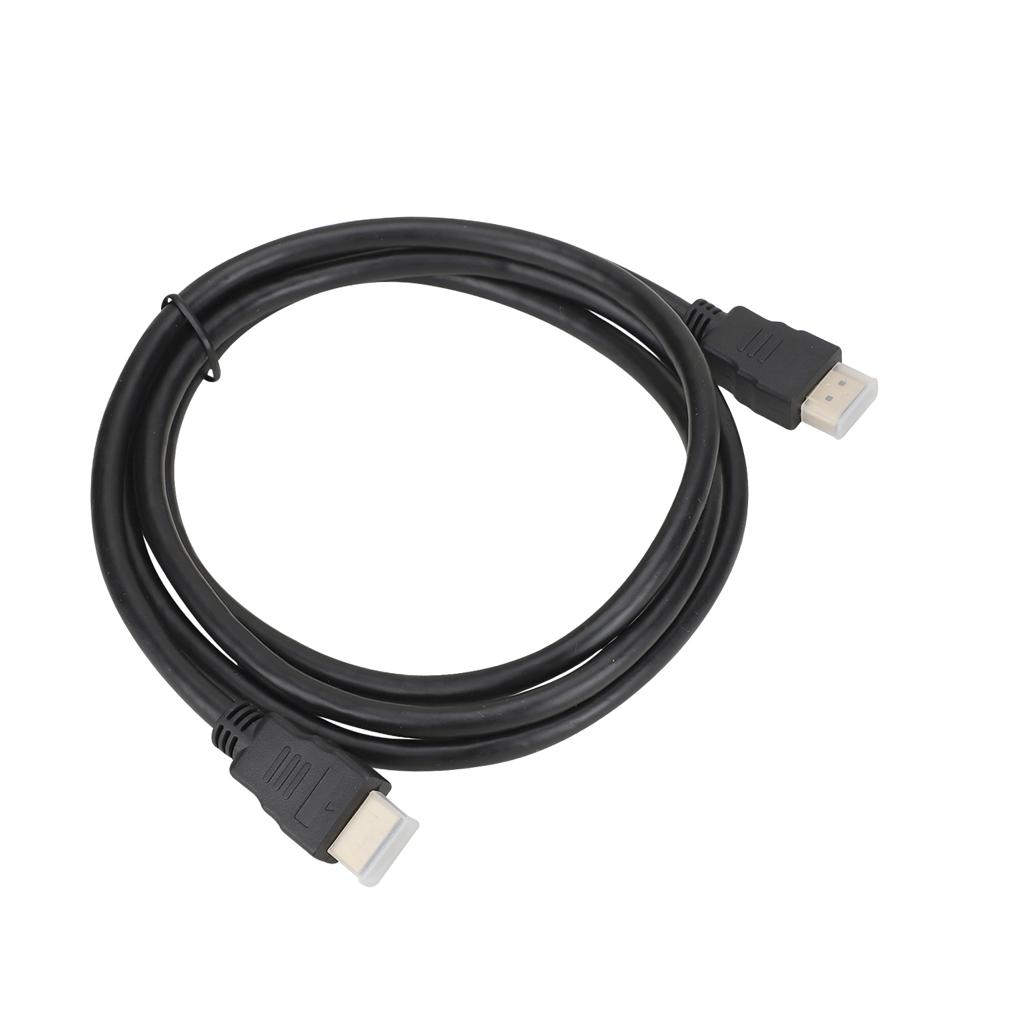 HDMI Male to HDMI Male Cable 1.4V High-Speed with Ethernet, 3D, Full HD 1080p and Audio Return for TV, PC, PlayStation, Gaming Monitor (Black) HDMI Male to HDMI Male Cable 1.4V High-Speed with Ethernet, 3D, Full HD 1080p and Audio Return for TV, PC, PlayStation, Gaming Monitor (Black)