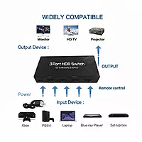 3-Port 4K HDMI Switch | 1x3 HDR Hub with Remote 3-Port 4K HDMI Switch | 1x3 HDR Hub with Remote