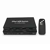 3-Port 4K HDMI Switch | 1x3 HDR Hub with Remote 3-Port 4K HDMI Switch | 1x3 HDR Hub with Remote