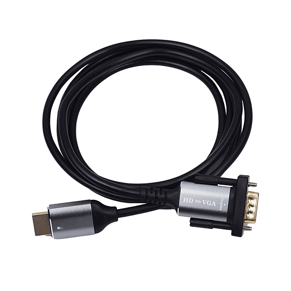 Hdmi (M) To Vga (M) Cable Adapter, Gold-Plated  for Computer, Desktop,Laptop, Pc, Monitor, Projector, Hdtv, and More (Not Bidirectional) -1.8m