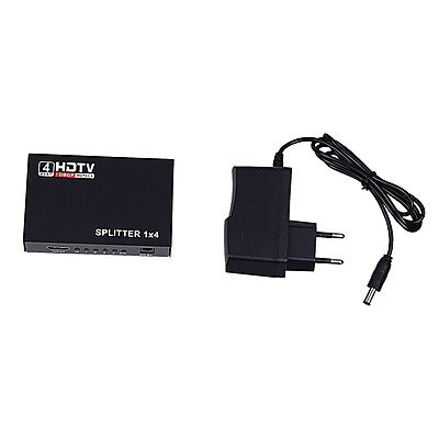 HDMI Splitter (1X4) Out Supports 3D 4K x 2K 30HZ Full HD 1080P