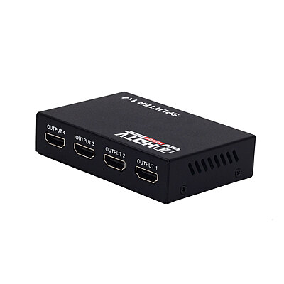 HDMI Splitter (1X4) Out Supports 3D 4K x 2K 30HZ Full HD 1080P