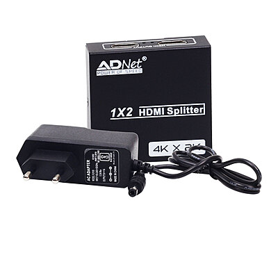 HDMI Splitter (1X2) Out Supports 3D 4K x 2K 30HZ Full HD 1080P