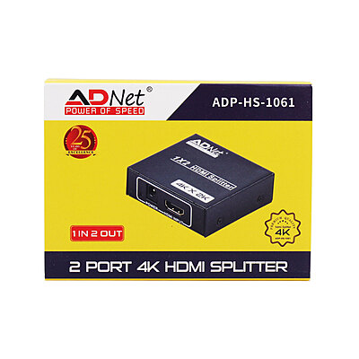 HDMI Splitter (1X2) Out Supports 3D 4K x 2K 30HZ Full HD 1080P
