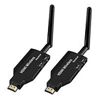 HDTV Wireless HDMI Extender 50M | 1080P Full HD 60Hz WiFi HDMI Transmitter & Receiver | Plug & Play | Type-C Powered For Laptop, TV, Projector HDTV Wireless HDMI Extender 50M | 1080P Full HD 60Hz WiFi HDMI Transmitter & Receiver | Plug & Play | Type-C Powered For Laptop, TV, Projector