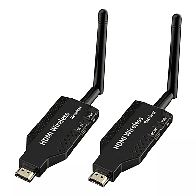 HDTV Wireless HDMI Extender 50M | 1080P Full HD 60Hz WiFi HDMI Transmitter & Receiver | Plug & Play | Type-C Powered For Laptop, TV, Projector HDTV Wireless HDMI Extender 50M | 1080P Full HD 60Hz WiFi HDMI Transmitter & Receiver | Plug & Play | Type-C Powered For Laptop, TV, Projector