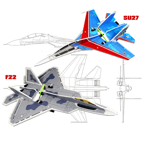HEEWING HUNTER MPP F22 Kit Foam Toys Hobby Plane RC Airplane