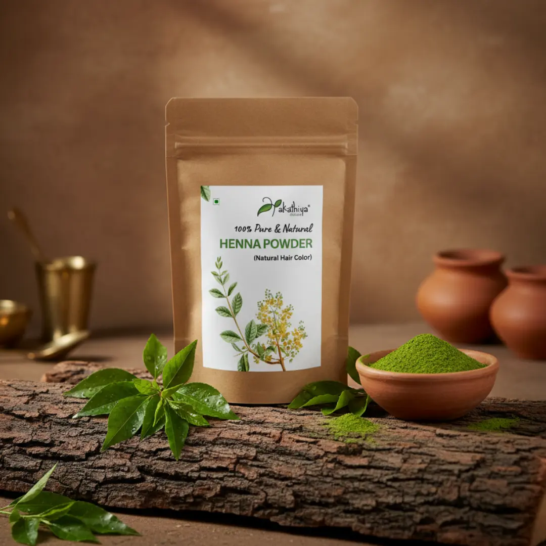 Henna Leaf Powder (100g) – Natural Hair Color & Conditioner for Vibrant, Healthy Hair