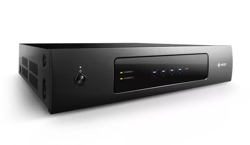 Denon HEOS Drive HS2 8 Ch. 60W Amplifier for complete audio distribution Powered by HEOS™
