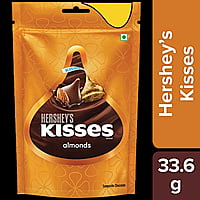 HERSHEYS KISSES ALMONDS  33.6G