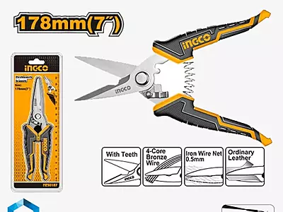 INGCO Electrician's Scissors HES0187 (7") INGCO Electrician's Scissors HES0187 (7")