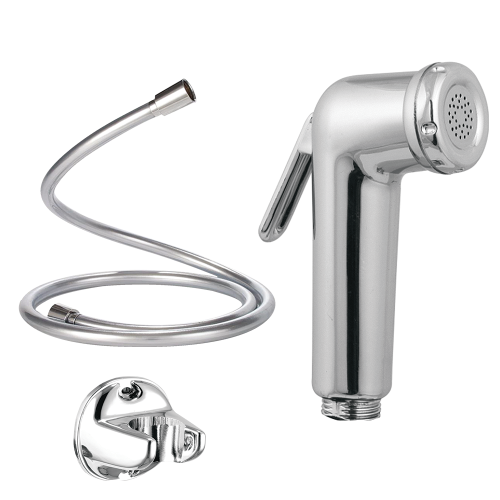 ABS Round Health Faucet With Hook & 1 Mtr. PVC Tube